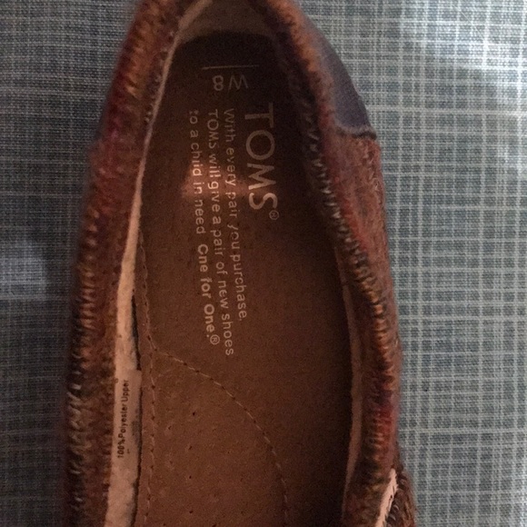 Toms Sweater Knit Fleece-Lined Shoes - Women’s 8 - Picture 3 of 5